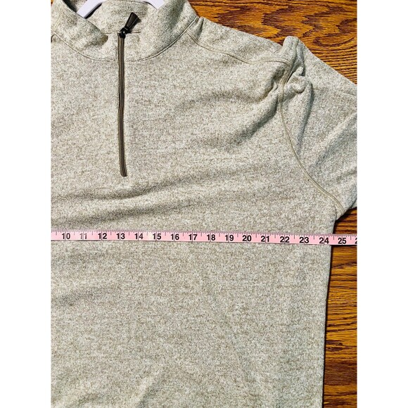 Greg Norman Size XL Mens Performance 1/4 Zip Up Fleece Lined Pullover Sweater - Picture 8 of 9